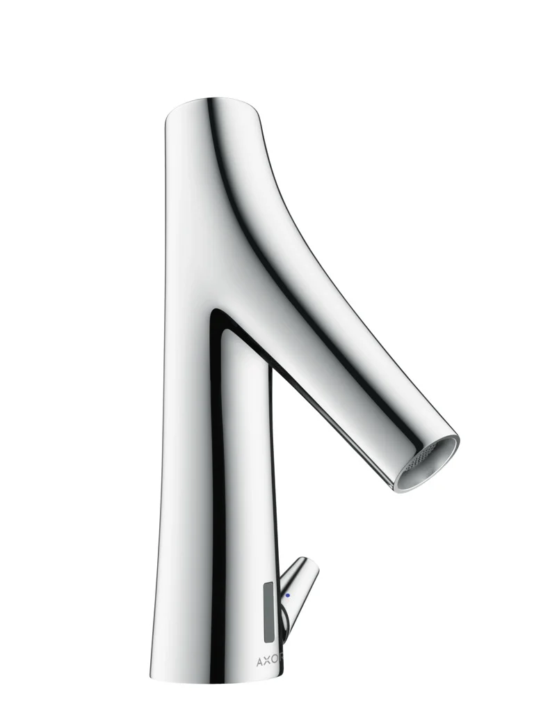 Hansgrohe AXOR Starck Organic Waschtischmischer Elektronik Batteriebetrieb Chrom ComfortZone 90 Brausestrahl 5 l/min Temperaturregulierung Infrarotnäherungselektronik Hygienespülung Dauerspülung manueller Wasserstop G 3/8 Anschlussschläuche Hansgrohe AXOR Starck Organic Waschtischmischer Elektronik Batteriebetrieb Chrom ComfortZone 90 Brausestrahl 5 l/min Temperaturregulierung Infrarotnäherungselektronik Hygienespülung Dauerspülung manueller Wasserstop G 3/8 Anschlussschläuche