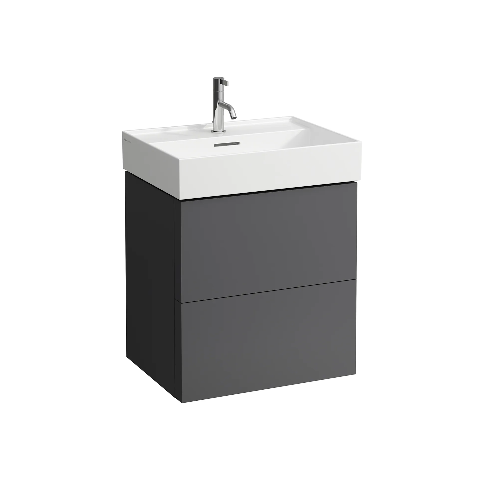 Laufen Waschtischunterbau „Kartell“ 450 × 600 × 580 mm Schiefergrau