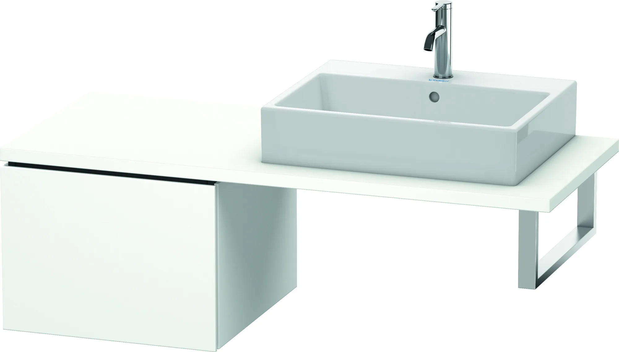 Duravit Unterschrank für Konsole „L-Cube“ 52 × 40 × 54,7 cm Weiß Matt