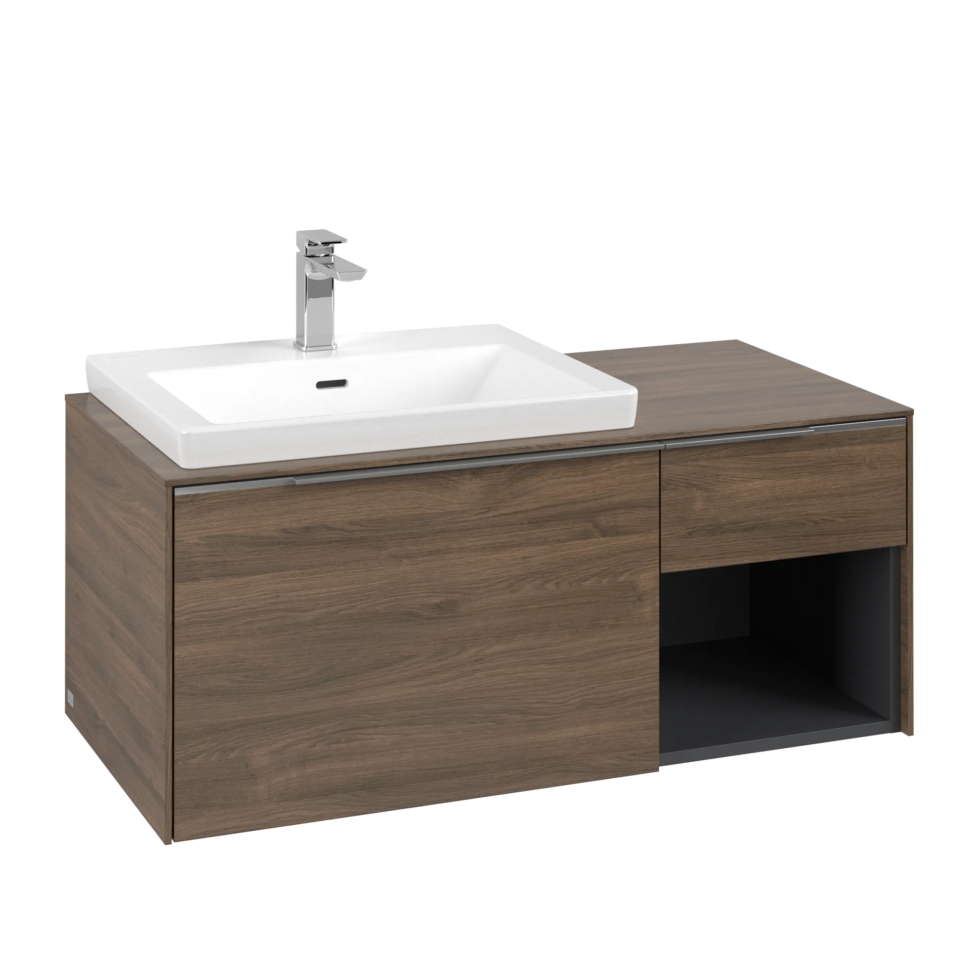 Villeroy & Boch Waschbeckenunterschrank Subway 3.0 Arizona Oak, 1001 x 423 x 500 mm, eckig mit SoftClosing, 2 Auszüge