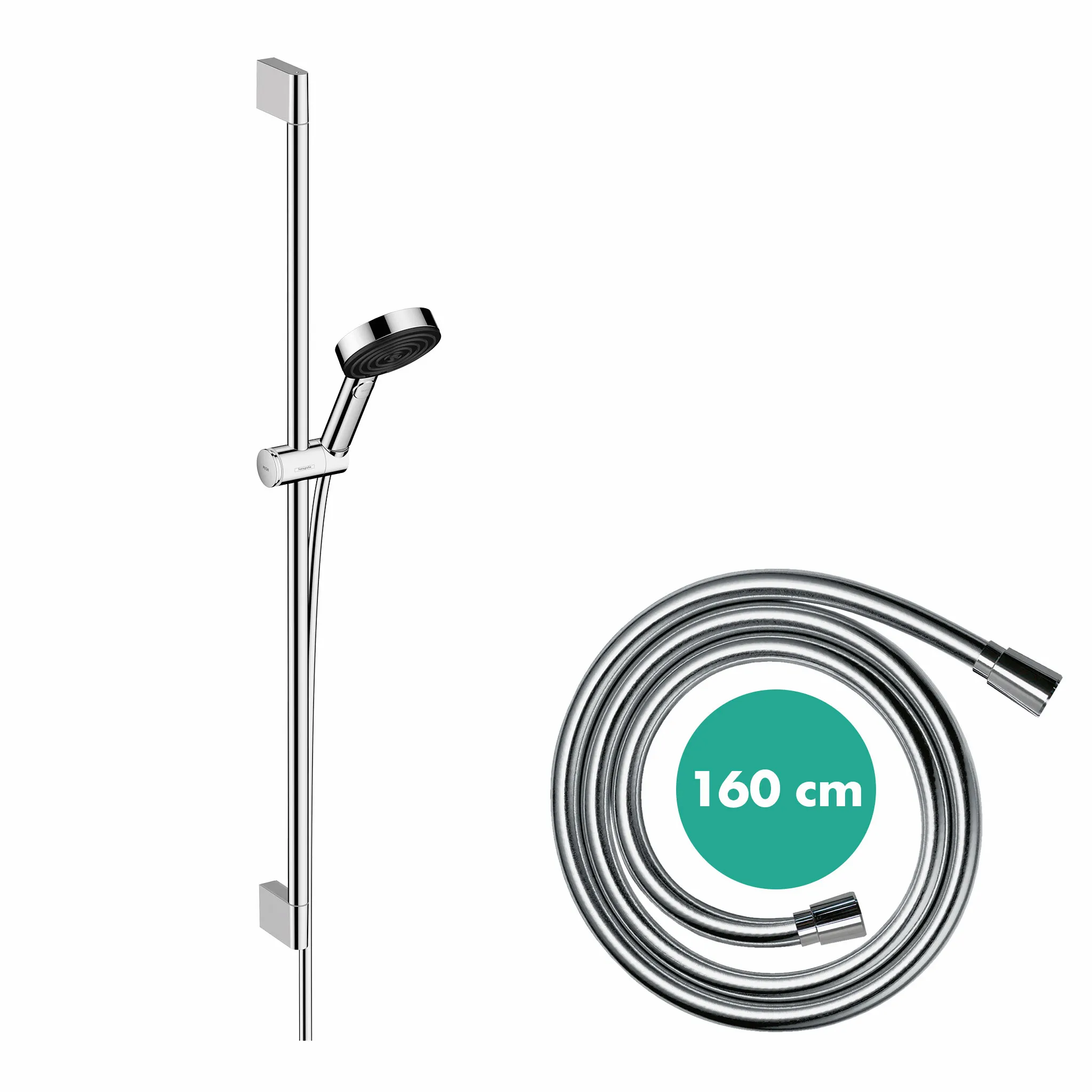 Brauseset Pulsify 105 3jet Relaxation EcoSmart mit Brausestange 900mm chrom Brauseset Pulsify 105 3jet Relaxation EcoSmart mit Brausestange 900mm chrom