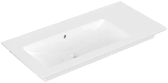 Villeroy & Boch Wandwaschtisch „Venticello“ 1000 × 500 × 170 mm, ohne Hahnlochbohrung, für Becken links in Weiß Alpin Villeroy & Boch Wandwaschtisch „Venticello“ 1000 × 500 × 170 mm, ohne Hahnlochbohrung, für Becken links in Weiß Alpin