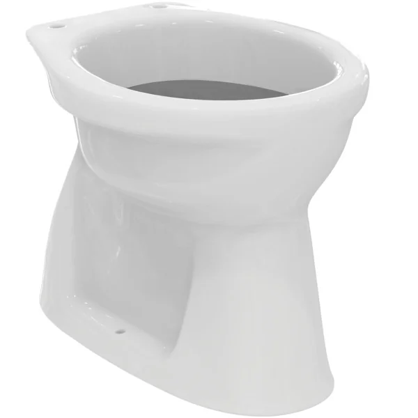 Ideal Standard Eurovit Standflachspül-WC, vertikaler Ablauf, weiß