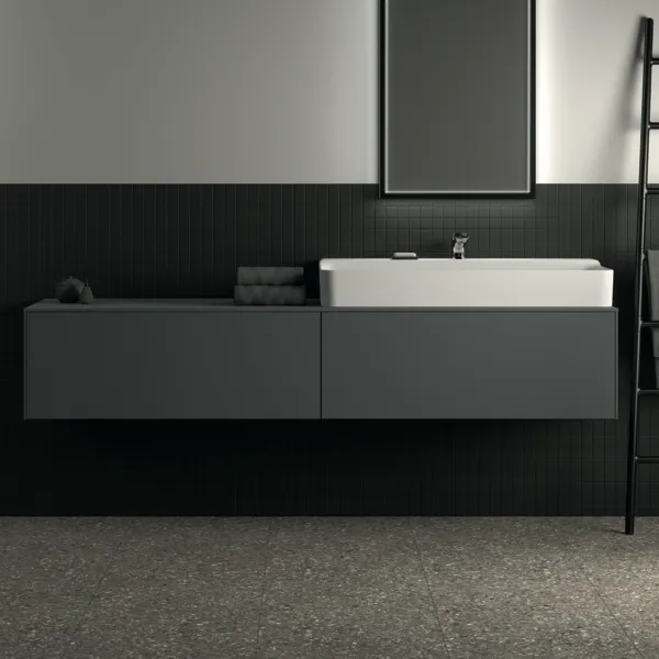 Ideal Standard Waschtischunterschrank Conca, 2 Auszüge, anthrazit