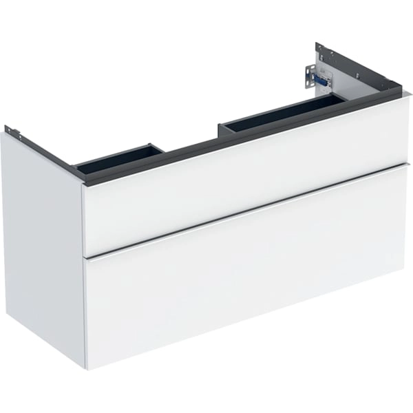 Geberit Waschtischunterschrank „iCon“ weiß / lackiert hochglänzend Geberit Waschtischunterschrank „iCon“ weiß / lackiert hochglänzend