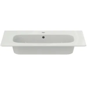 Waschbecken „i.life A“ 84 × 46 × 15,5 cm, Hahnlochposition mittig Waschbecken „i.life A“ 84 × 46 × 15,5 cm, Hahnlochposition mittig