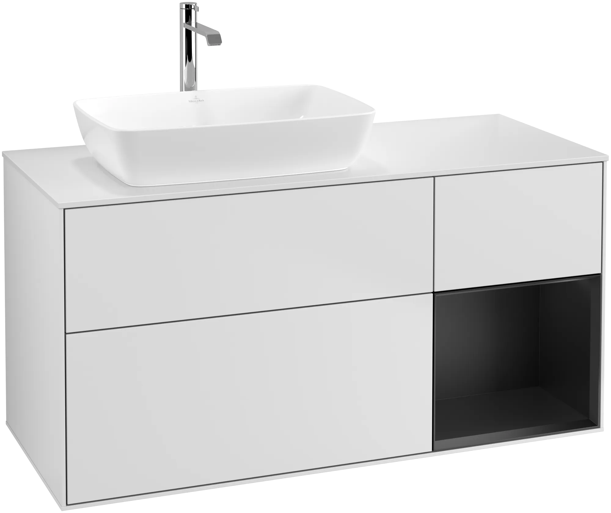 Villeroy & Boch Finion Waschbeckenunterschrank F81, 1200x603x501mm, weiß