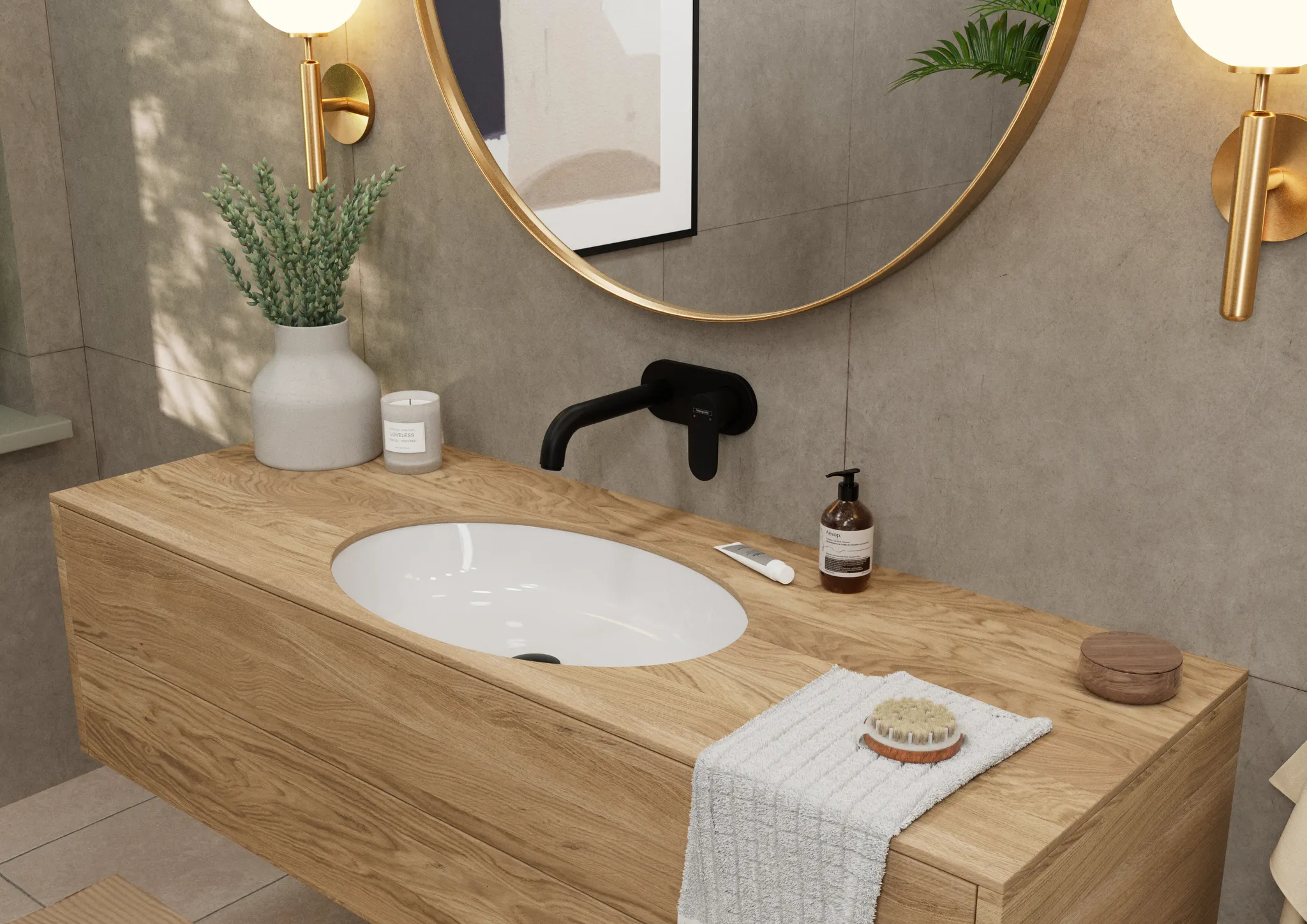 2-Loch Waschtischmischer Unterputz Vernis Blend F-Set chrom 2-Loch Waschtischmischer Unterputz Vernis Blend F-Set chrom