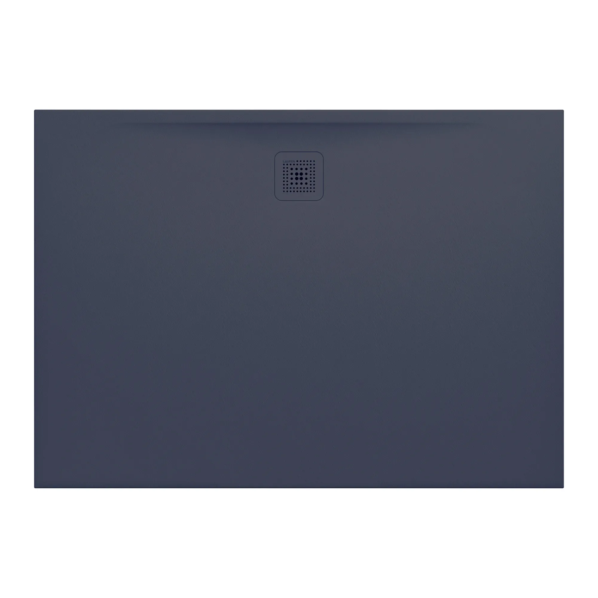 Laufen rechteck Duschwanne „Pro“ Ablauf lange Seite 1400 × 1000 mm ohne Oberflächenbeschichtung, ohne Oberflächenveredelung, in Anthrazit