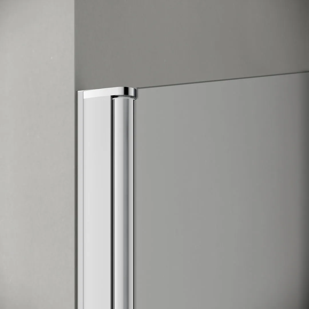Kermi Duschtür Pendeltür 1-flügelig und Festfeld rechts für Nische und Ecke „PEGA“ Glas Klar, Profile Silber Hochglanz, BV: 990 - 1040 mm GAK: 990 - 1015 mm WE: 990 - 1040 mm H: 2000 mm Kermi Duschtür Pendeltür 1-flügelig und Festfeld rechts für Nische und Ecke „PEGA“ Glas Klar, Profile Silber Hochglanz, BV: 990 - 1040 mm GAK: 990 - 1015 mm WE: 990 - 1040 mm H: 2000 mm