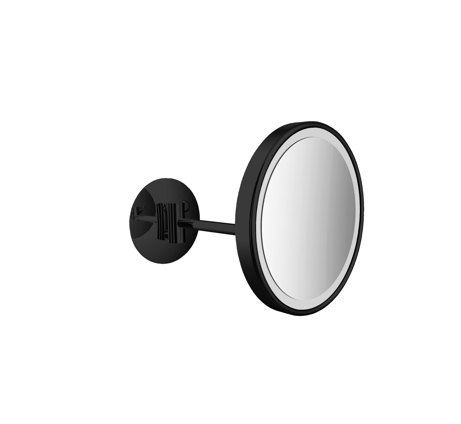 emco LED-Kosmetikspiegel „pure“ Rund in schwarz