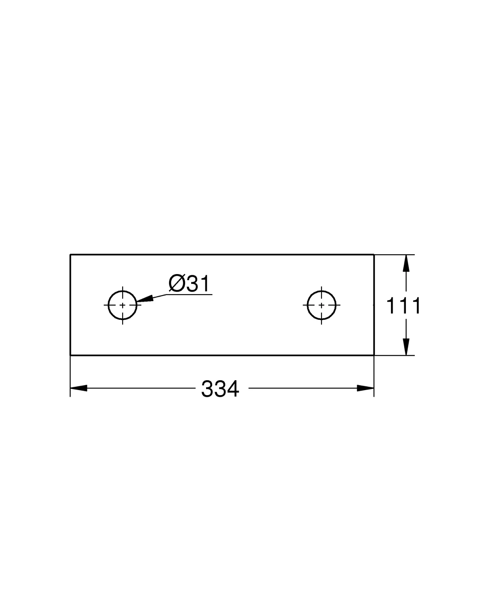 Abdeckung Rainshower Aqua 26785, für 2 Strahlbildner Deckenbrause, ohne Rohbau-Set/Strahlbildner, chrom Abdeckung Rainshower Aqua 26785, für 2 Strahlbildner Deckenbrause, ohne Rohbau-Set/Strahlbildner, chrom