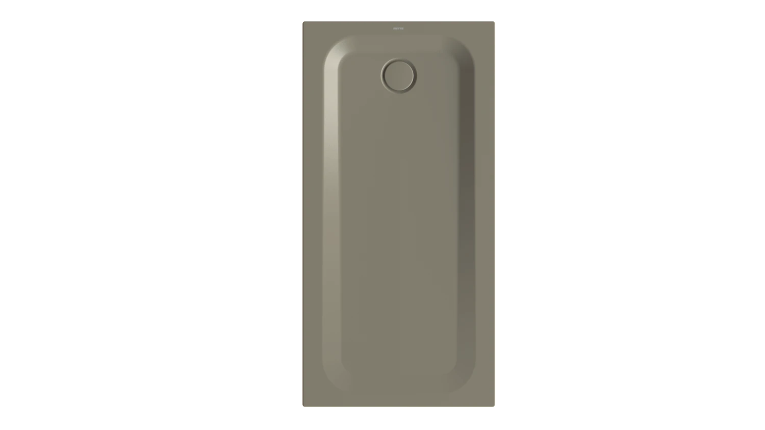 Bette rechteck Duschwanne „BetteUltra“ 1500 × 750 mm ohne Oberflächenbeschichtung, mit BetteGlasur Plus, ohne Wannenträger, in Graphite