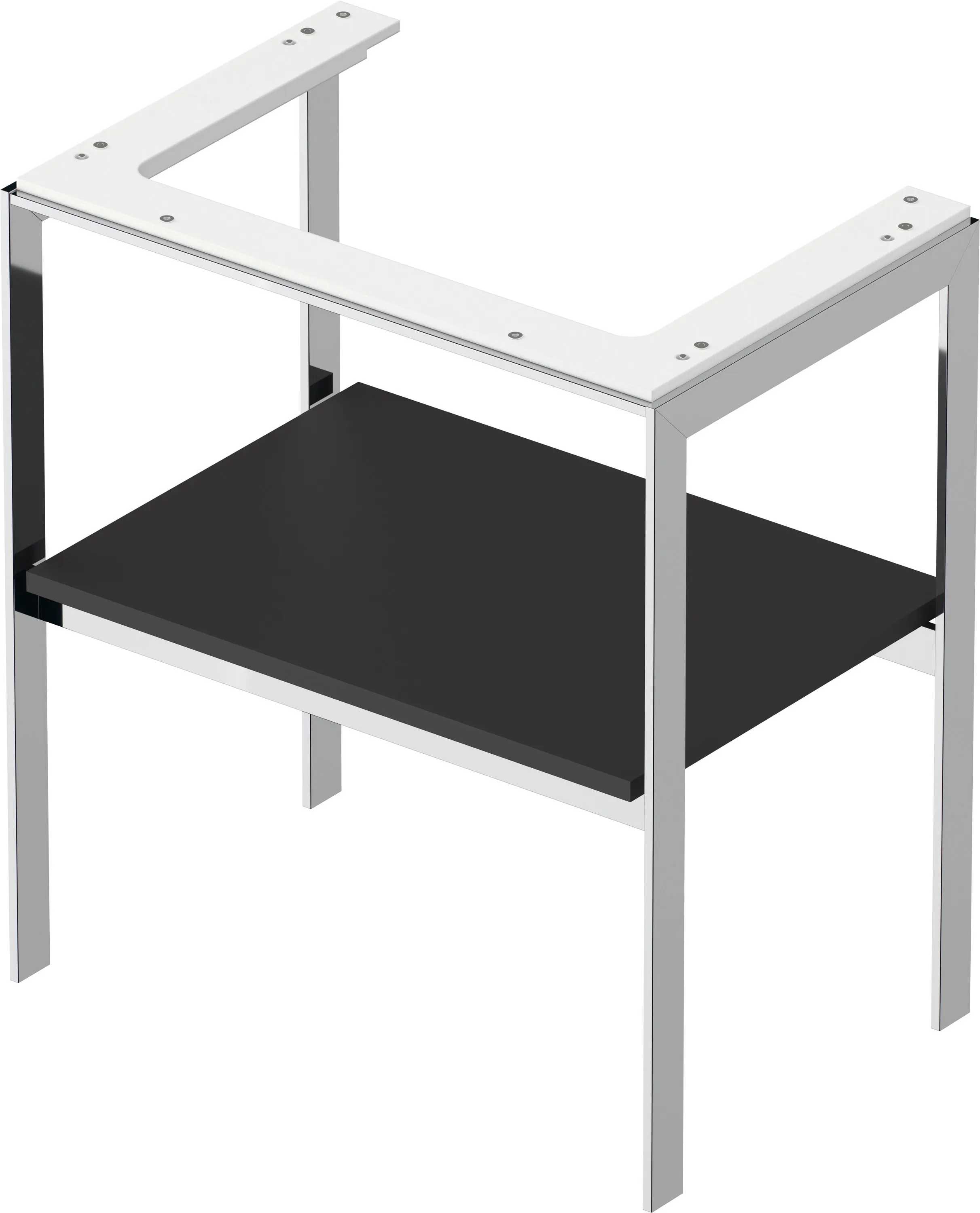 Duravit Konsole „White Tulip“ in Graphit Seidenmatt Duravit Konsole „White Tulip“ in Graphit Seidenmatt