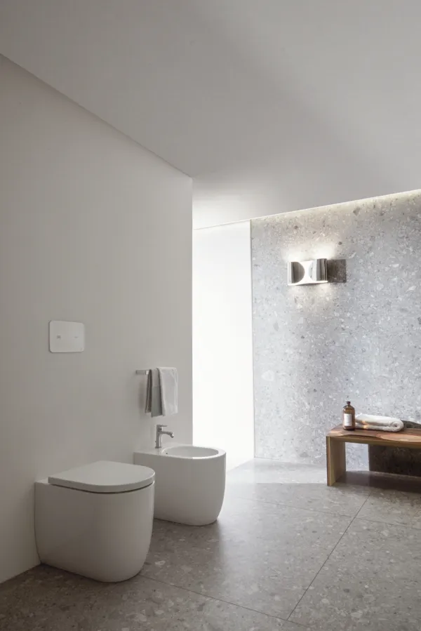 WC „BlendCurve“ 36 × 40 × 56,5 cm in Weiß WC „BlendCurve“ 36 × 40 × 56,5 cm in Weiß