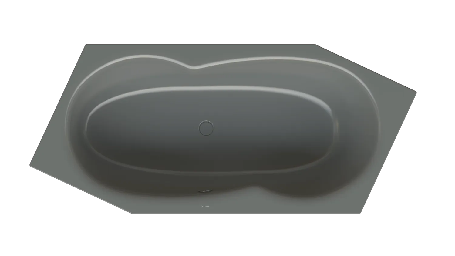 Bette Badewanne BW Sonstige Sechseck Metric Smoke FE 2060x900x450 mm Einbau mit Überlauf vorne Bette Badewanne BW Sonstige Sechseck Metric Smoke FE 2060x900x450 mm Einbau mit Überlauf vorne
