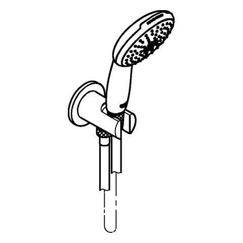 Wandhalterset Tempesta 110 26406_3, 2 Strahlarten: Rain/Jet, Wandanschlussbogen mit Halter, Relexaflex Brauseschlauch 1.500mm, Water Saving, maximaler Durchfluss (bei 3 bar): 8.5 l/min, chrom Wandhalterset Tempesta 110 26406_3, 2 Strahlarten: Rain/Jet, Wandanschlussbogen mit Halter, Relexaflex Brauseschlauch 1.500mm, Water Saving, maximaler Durchfluss (bei 3 bar): 8.5 l/min, chrom