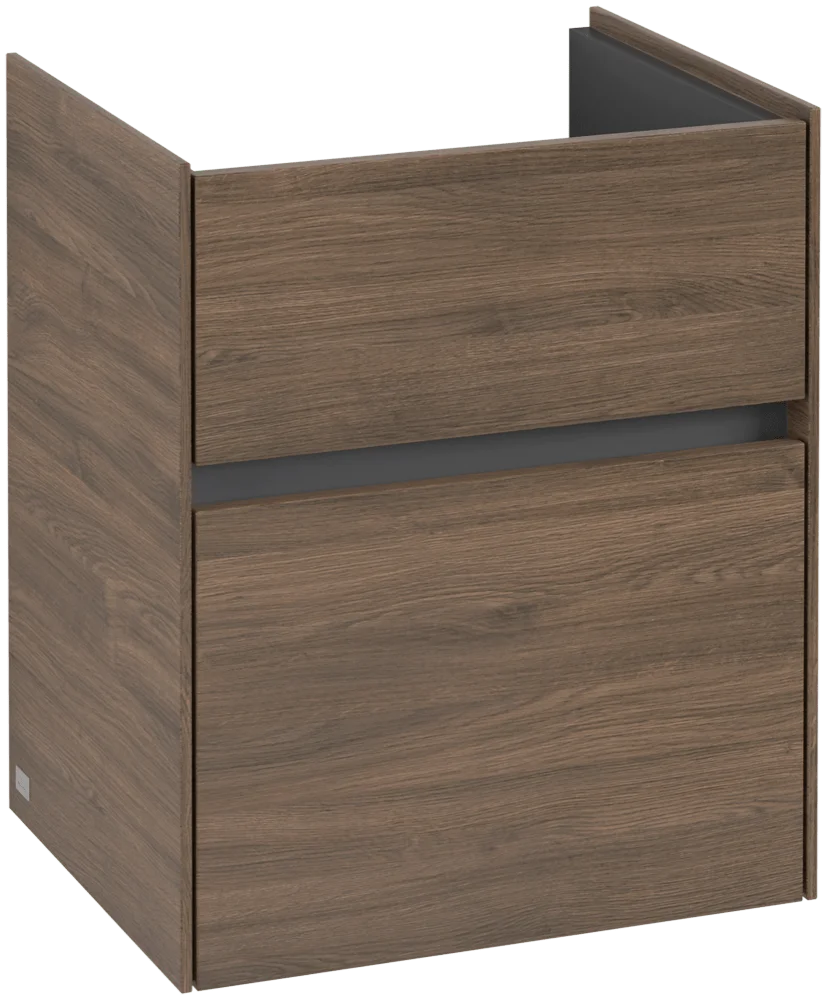 Villeroy & Boch Waschbeckenunterschrank Collaro C00600 Arizona Oak, 460x374 mm, Höhe 546 mm, mit SoftClosing, 2 Auszüge