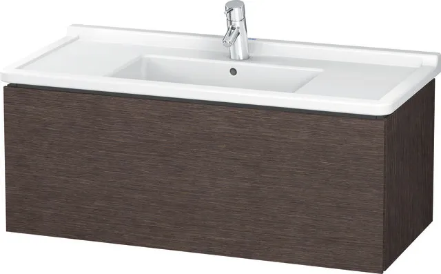 Duravit Waschtischunterschrank wandhängend „L-Cube“ 102 × 40,8 × 46,9 cm Eiche Dunkel gebürstet Duravit Waschtischunterschrank wandhängend „L-Cube“ 102 × 40,8 × 46,9 cm Eiche Dunkel gebürstet