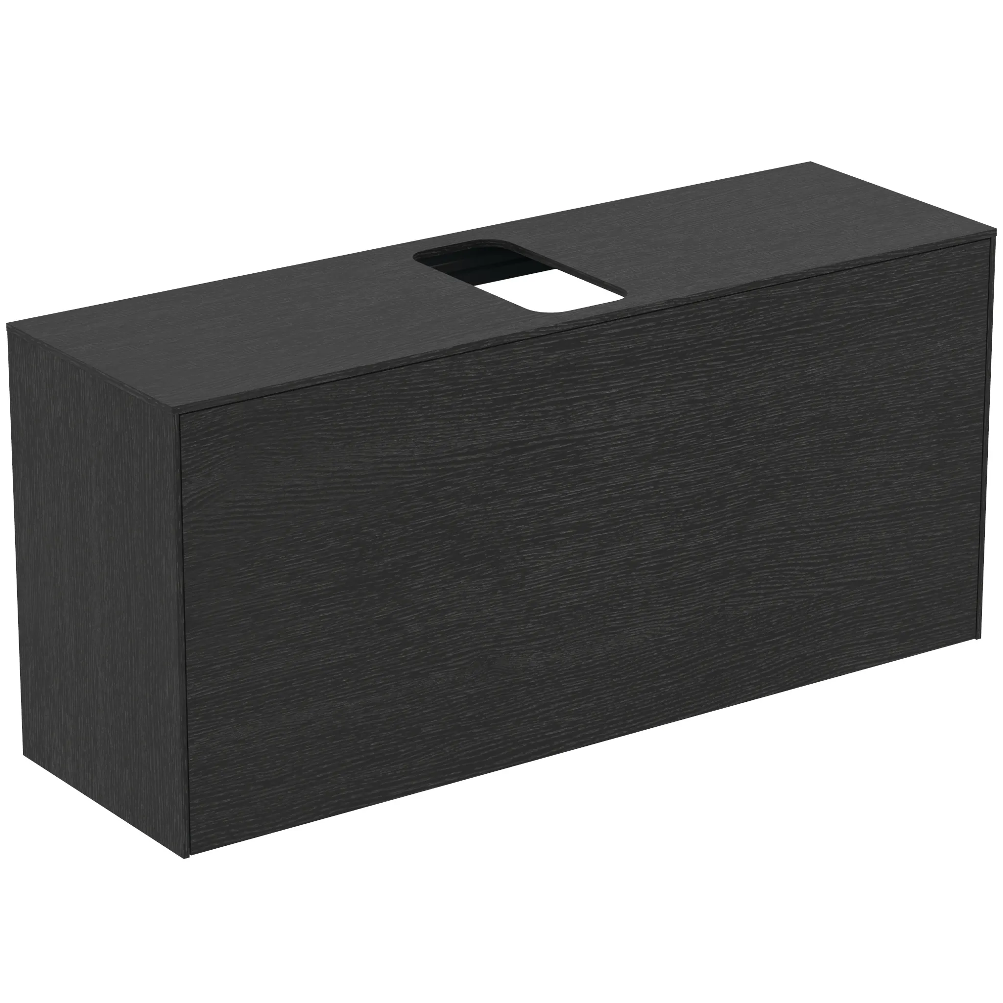 Ideal Standard Waschtischunterschrank „Conca“ 120,2 × 55 × 37,3 cm Eiche geflammt Furnier Ideal Standard Waschtischunterschrank „Conca“ 120,2 × 55 × 37,3 cm Eiche geflammt Furnier