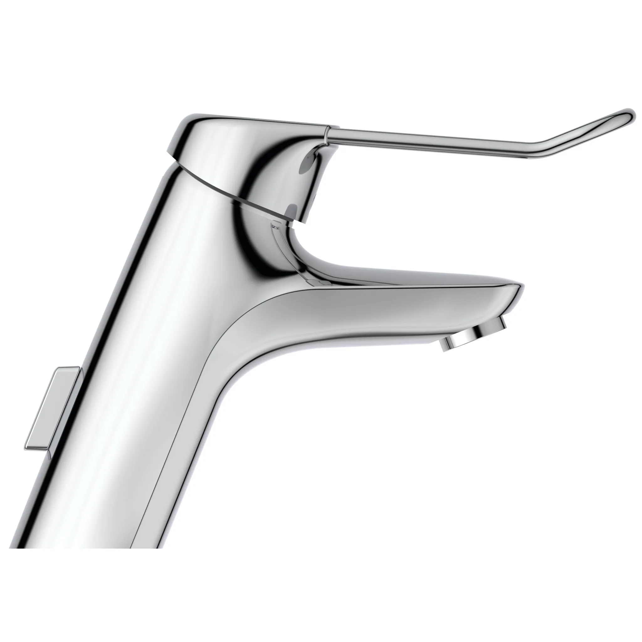 Waschtischarmatur Ceramix Blue, mit Bügelgriff, mit Ablaufgarnitur, mit CU-Rohren, Ausladung 135mm, Chrom Waschtischarmatur Ceramix Blue, mit Bügelgriff, mit Ablaufgarnitur, mit CU-Rohren, Ausladung 135mm, Chrom