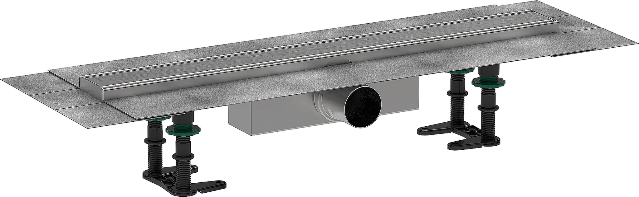 Hansgrohe RainDrain Compact Komplettset Duschrinne 600mm Edelstahl gebürstet Hansgrohe RainDrain Compact Komplettset Duschrinne 600mm Edelstahl gebürstet