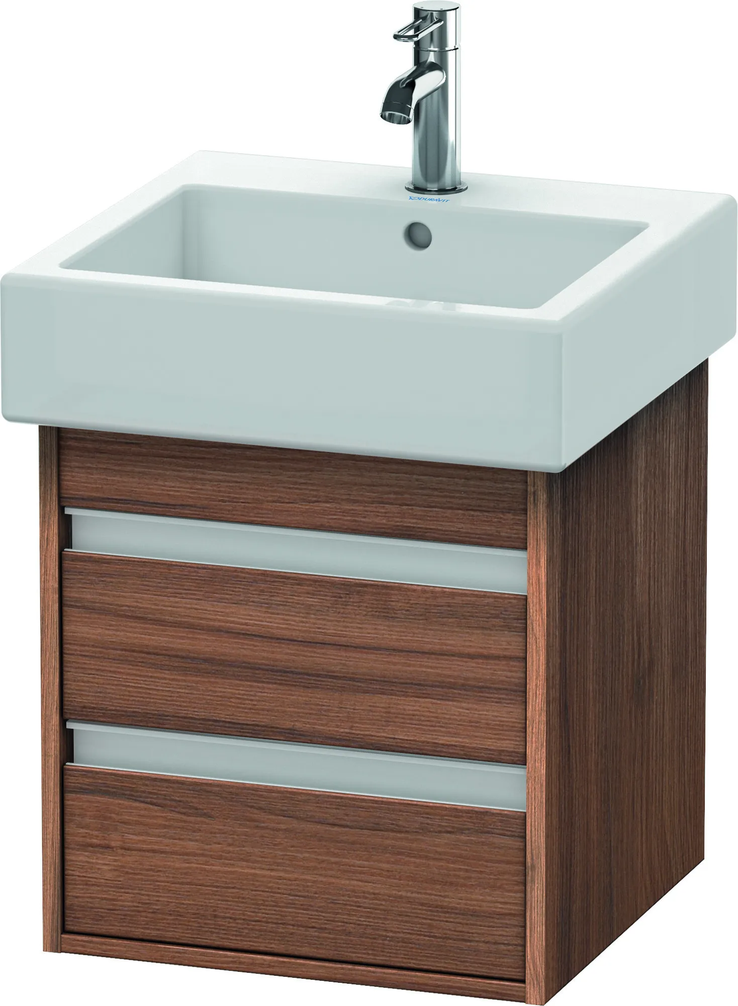 Duravit Waschtischunterschrank wandhängend „Ketho“ 45 × 48 × 44 cm Nussbaum Natur Duravit Waschtischunterschrank wandhängend „Ketho“ 45 × 48 × 44 cm Nussbaum Natur