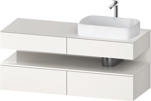 Duravit Waschtischunterschrank wandhängend „Qatego“ 140 × 60 × 55 cm