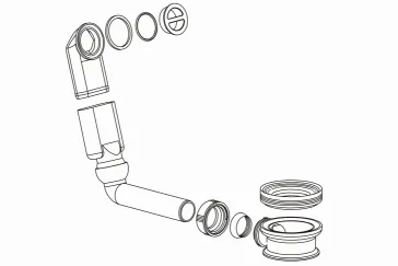 Alape Ablaufgarnitur Modell 9500280000 Alape Ablaufgarnitur Modell 9500280000