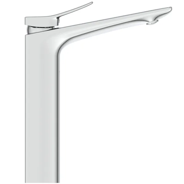 Waschtischarmatur Conca, mit verlängertem Sockel, ohne Ablaufgarnitur, Ausladung 150mm, Brushed Gold Waschtischarmatur Conca, mit verlängertem Sockel, ohne Ablaufgarnitur, Ausladung 150mm, Brushed Gold