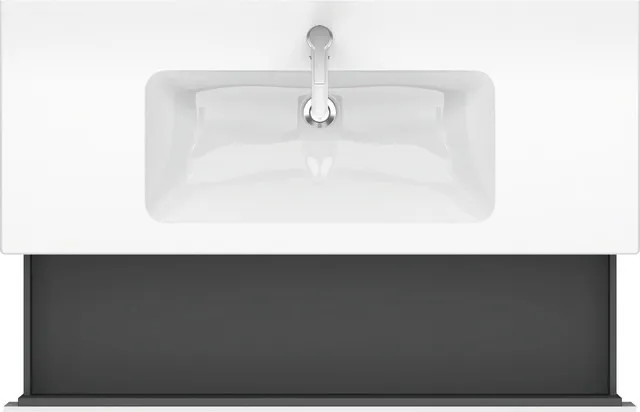 Duravit Waschtischunterschrank wandhängend „L-Cube“ 122 × 40 × 48,1 cm Weiß Matt