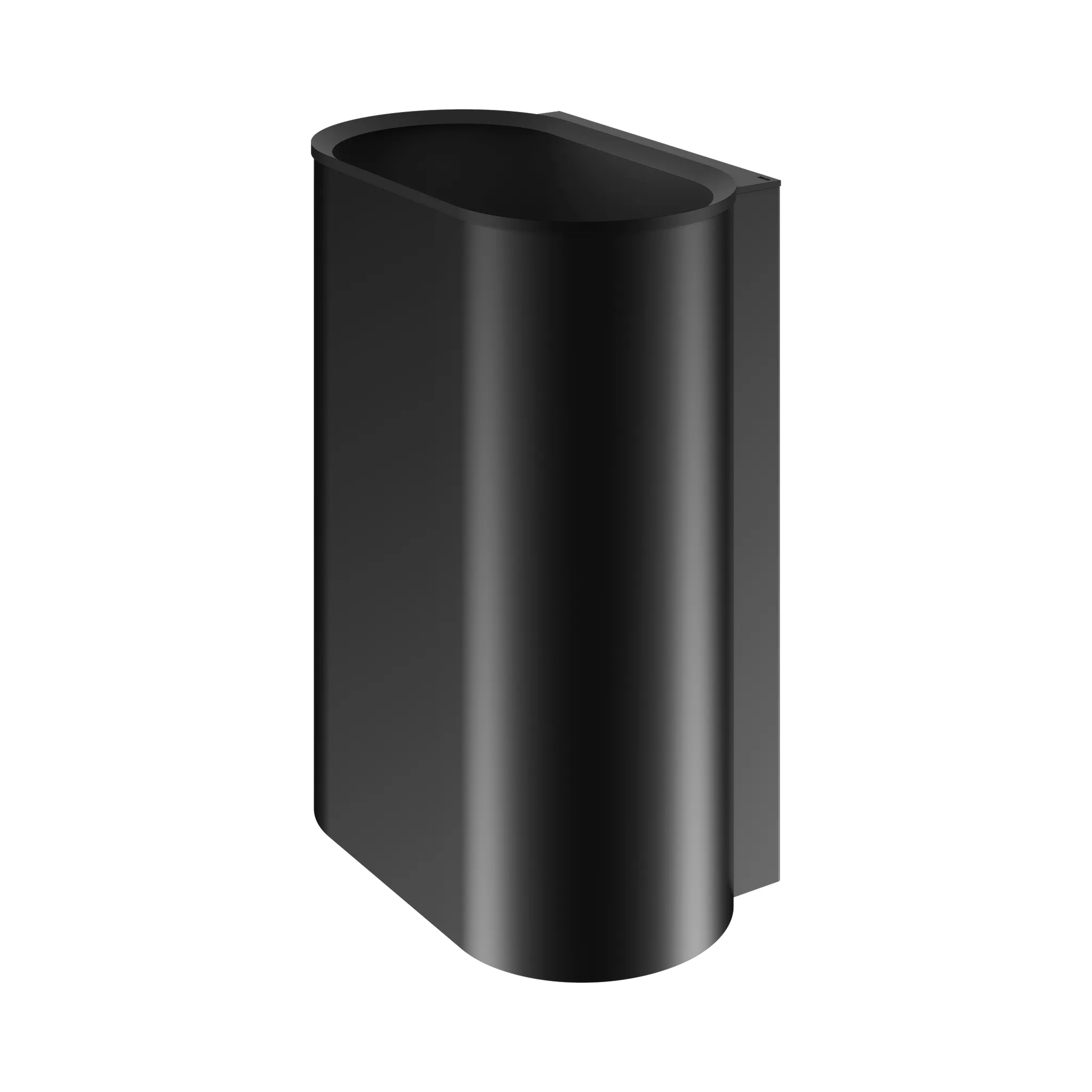 Plan Abfallsammler wandhängend schwarz matt Plan Abfallsammler wandhängend schwarz matt