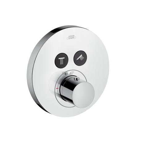 Thermostat UP Axor ShowerSelect Fertigset 2 Verbraucher rund chrom