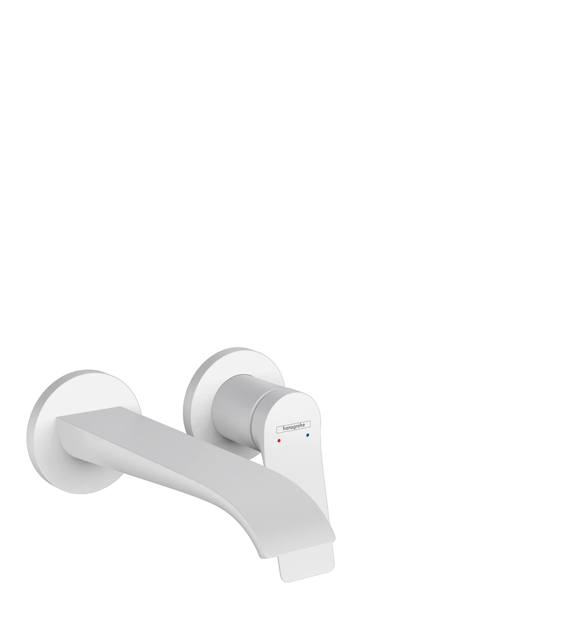 Hansgrohe Vivenis Einhebel-Waschtischmischer Unterputz für Wandmontage mit Auslauf 19,2 cm Mattweiß Farbe: Mattweiß Hansgrohe Vivenis Einhebel-Waschtischmischer Unterputz für Wandmontage mit Auslauf 19,2 cm Mattweiß Farbe: Mattweiß