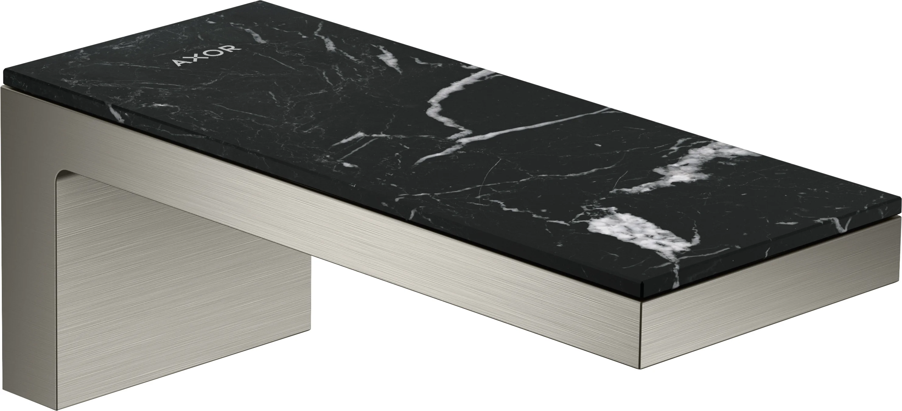 Hansgrohe AXOR MyEdition Platte 200 mm Marmor Nero Marquina abnehmbar
