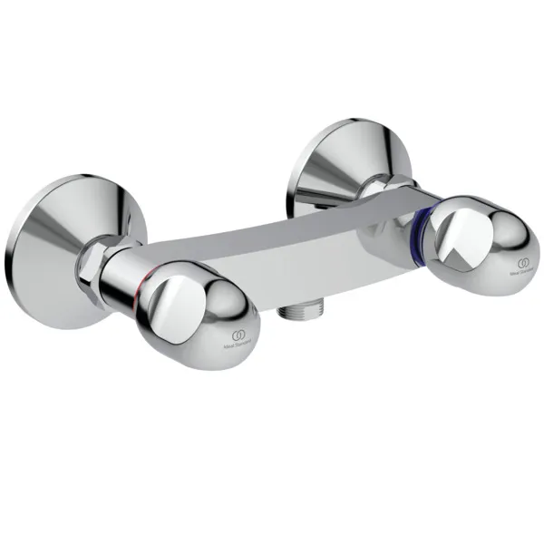 Zweigriff-Brauseamatur Aufputz Alpha, Chrom Zweigriff-Brauseamatur Aufputz Alpha, Chrom