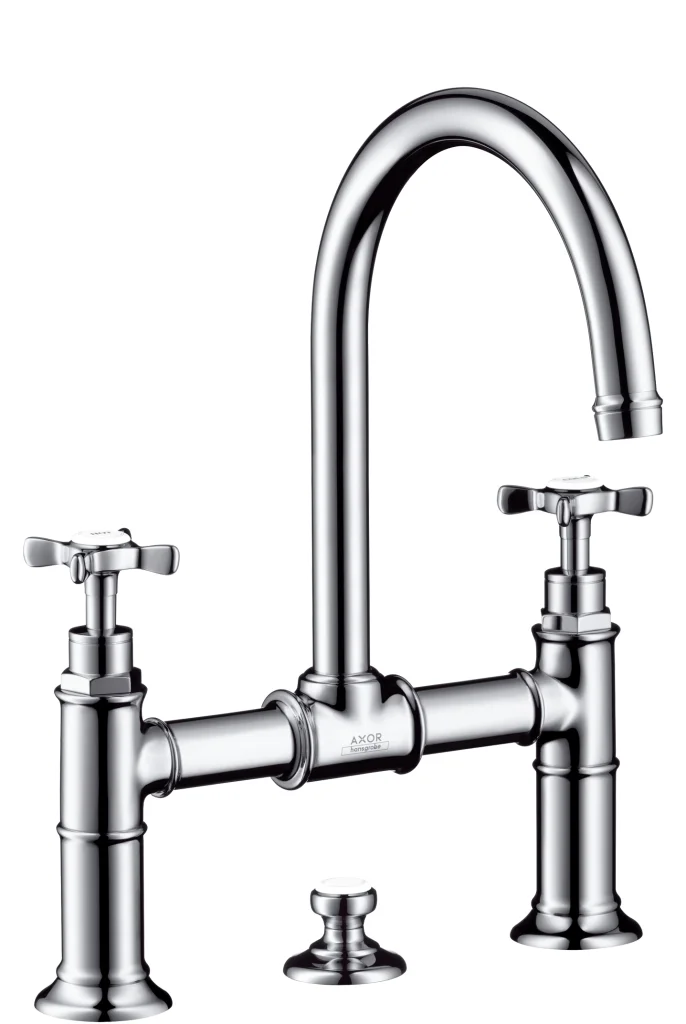 Hansgrohe AXOR Montreux 2-Griff Waschtischarmatur Chrom, ComfortZone 220, Ausladung 175 mm, Auslaufhöhe 224 mm Hansgrohe AXOR Montreux 2-Griff Waschtischarmatur Chrom, ComfortZone 220, Ausladung 175 mm, Auslaufhöhe 224 mm