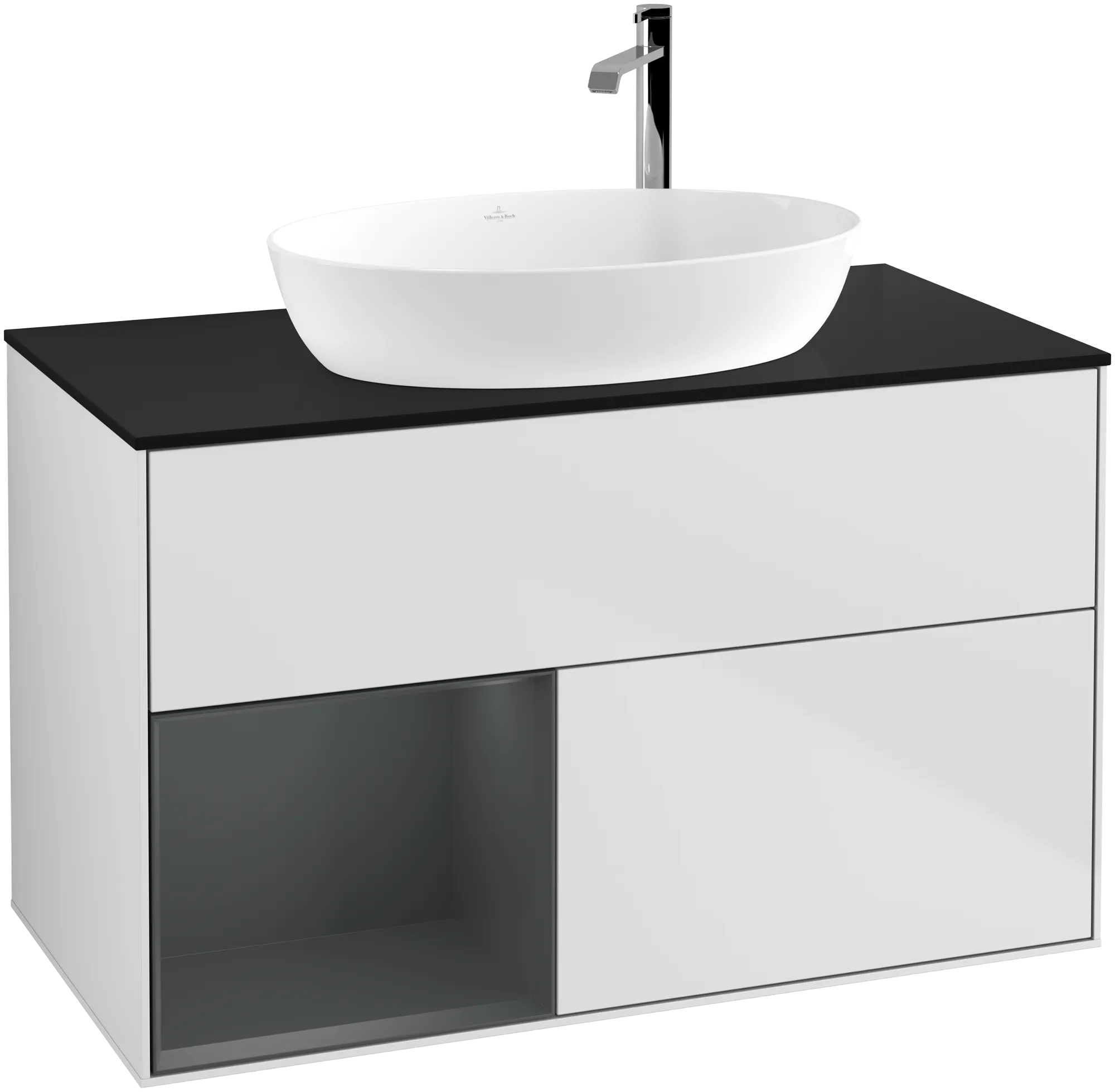 Villeroy & Boch Finion Waschbeckenunterschrank G89, 1000x603x501mm, mit Beleuchtung