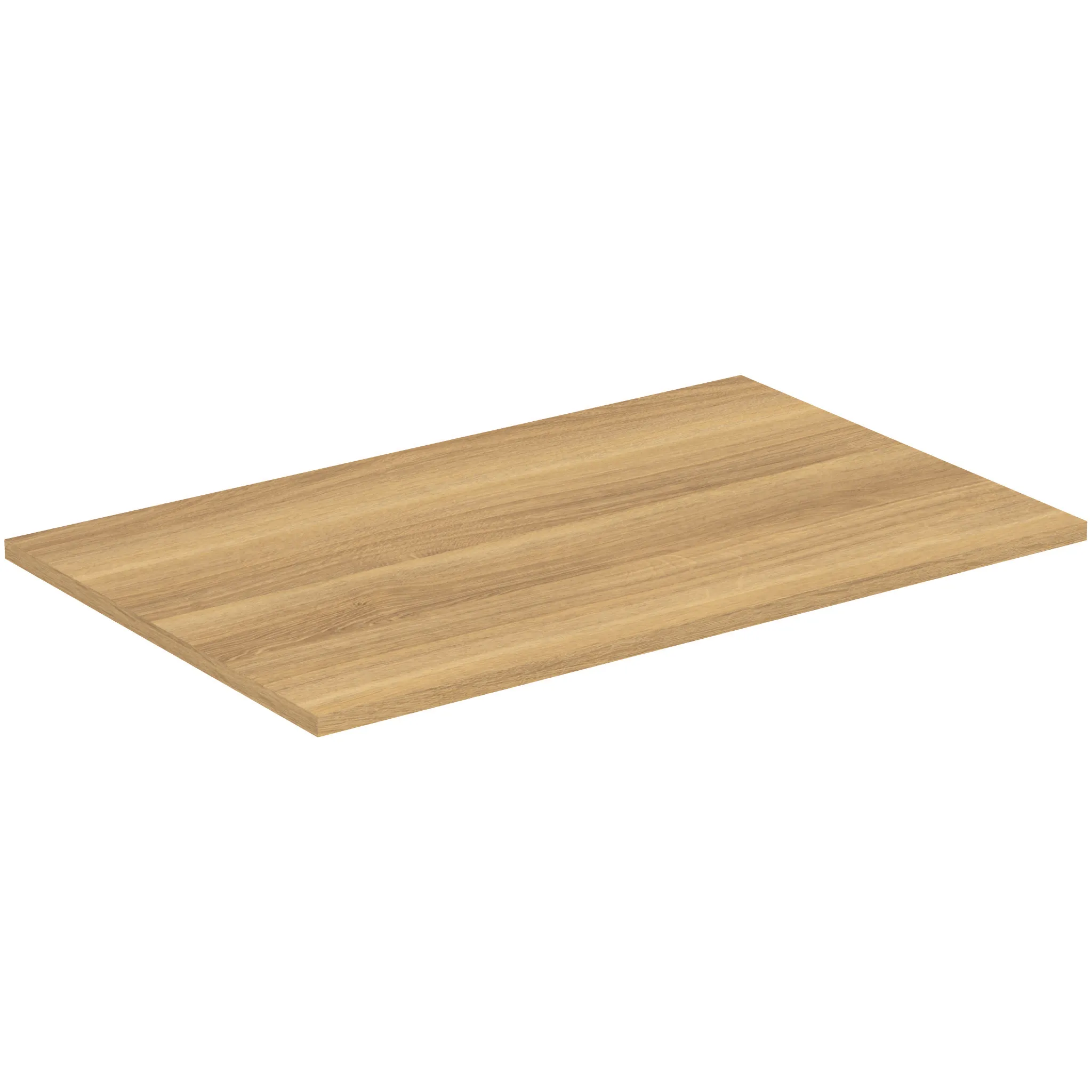 Waschtischplatte i.life B ohne Ausschnitt 802x506x18mm Weiß matt
