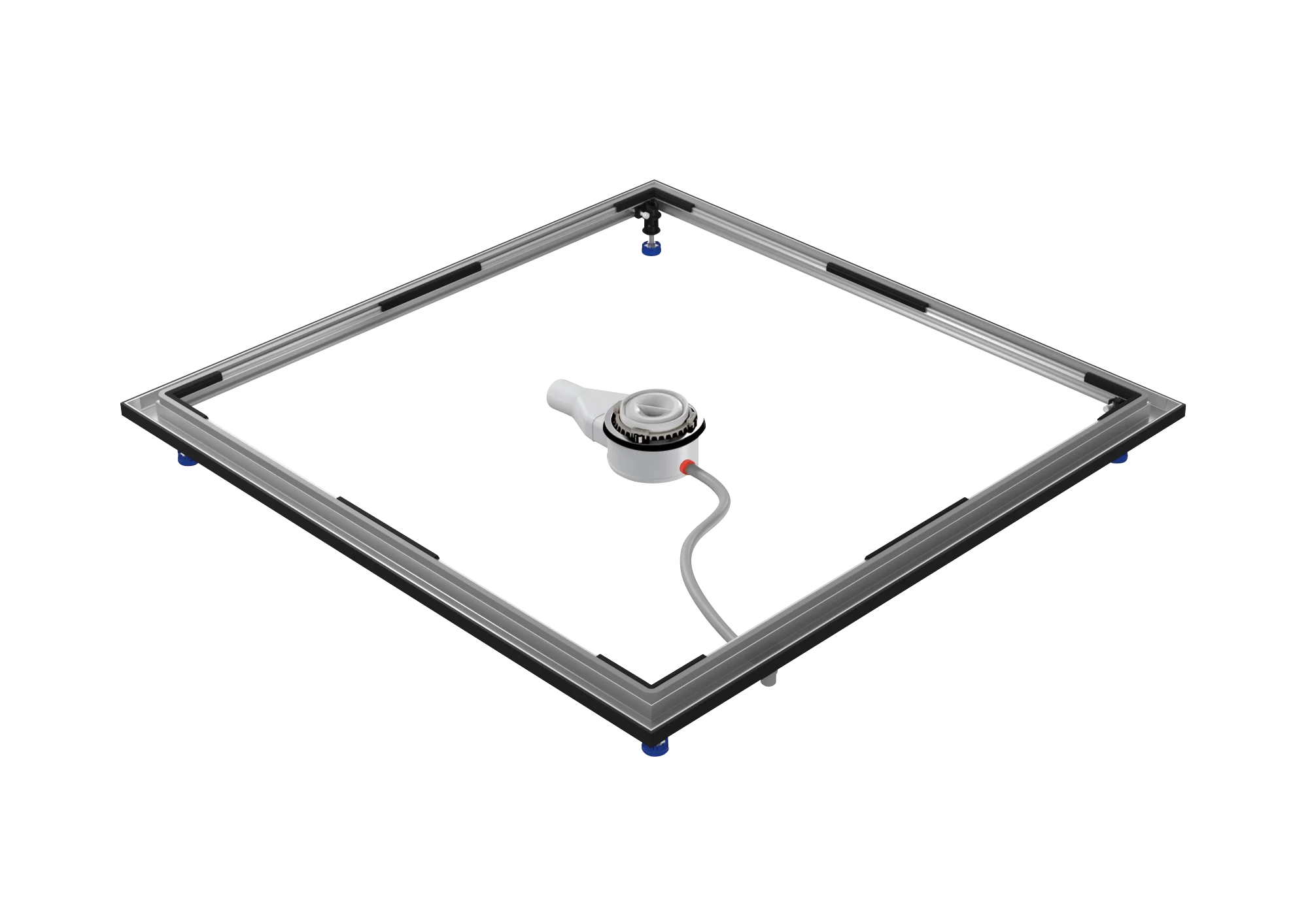 Kaldewei Einbau-System-Rahmen für Duschwannen „ESR“ 100 × 100 cm Größe: 100 × 100 cm