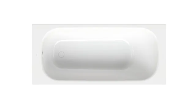 Bette BetteForm Badewanne Rechteck Weißen glasierter Titan-Stahl 1650x750x420 mm Unterbau 1-Sitzer Bade-Duschkombination