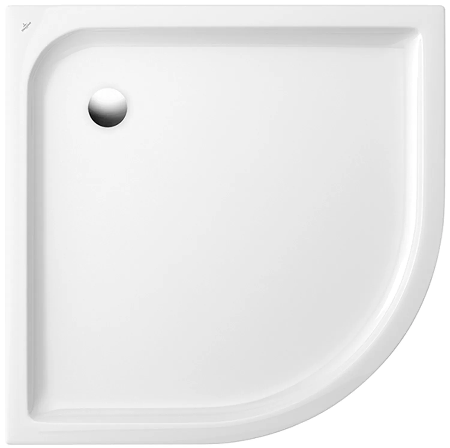 Villeroy & Boch viertelkreis Duschwanne „O.novo Plus“ 80 × 80 cm