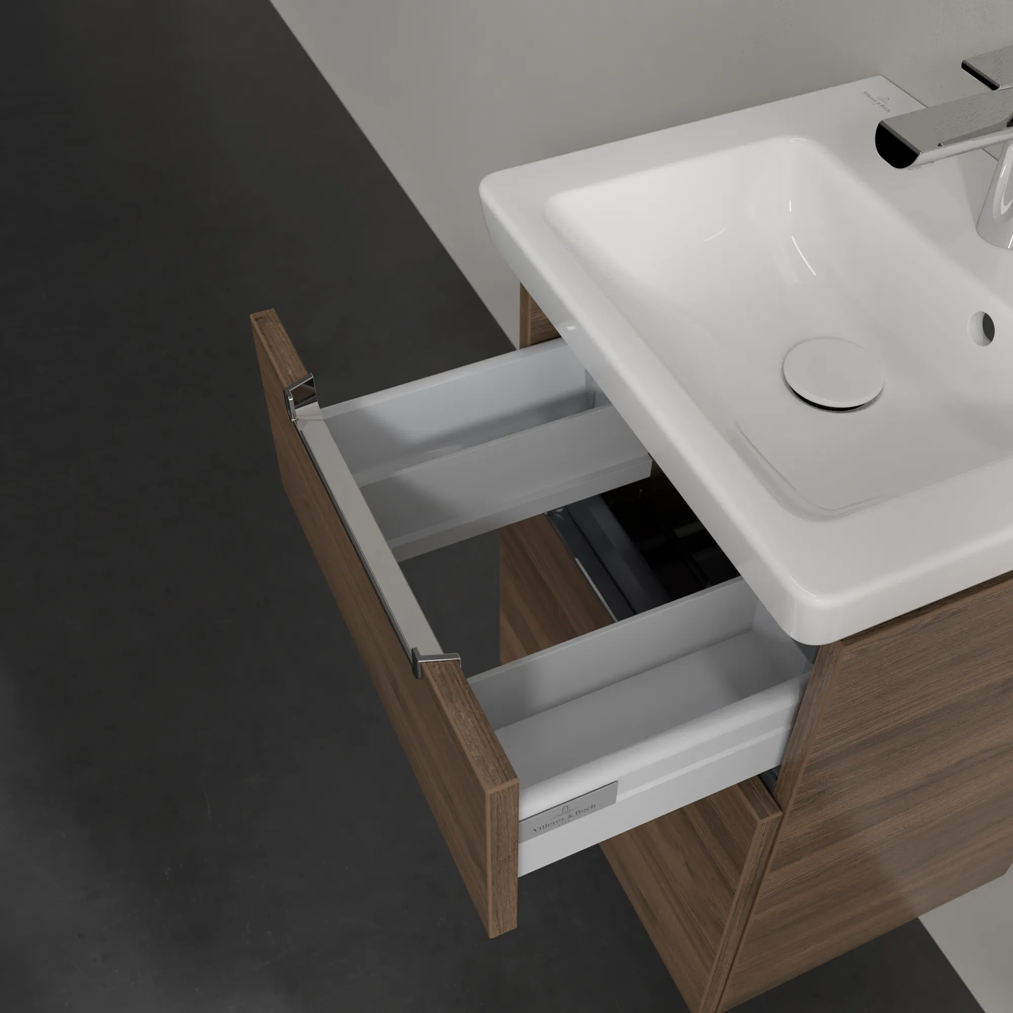 Villeroy & Boch Subway 2.0 Waschbeckenunterschrank A90610, 440 x 590 x 352 mm, Arizona Oak
