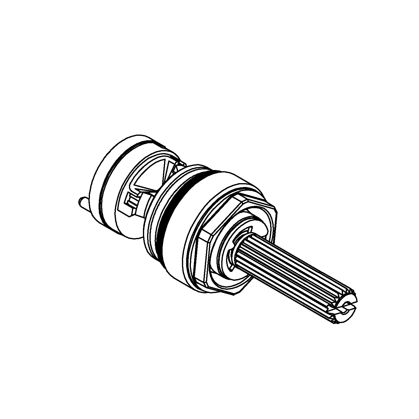 Aquadimmer 49084, für Thermostat-Batterien