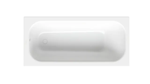 Bette BetteClassic Badewanne Edelweiß 1700x800x450 mm Einbau 1-Sitzer Bade-Duschkombination glasierter Titan-Stahl