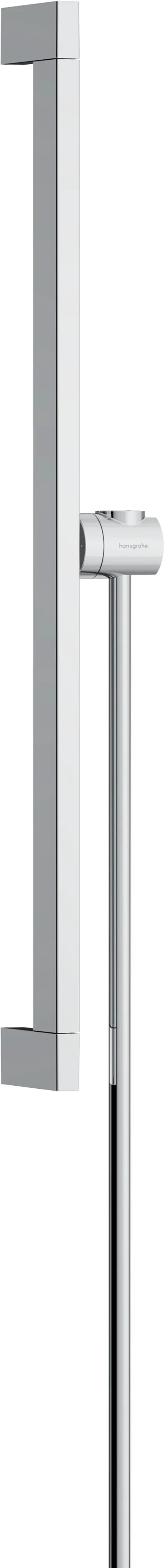 Hansgrohe Unica Brausestange E Puro 65 cm mit Easy Slide Handbrausehalter und Isiflex Brauseschlauch 160 cm, Chrom