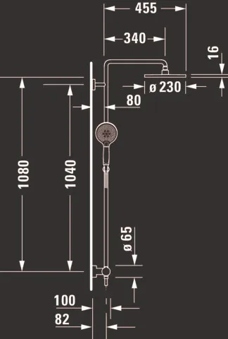 Duravit Duschsystem „Serie C.1“ Duravit Duschsystem „Serie C.1“