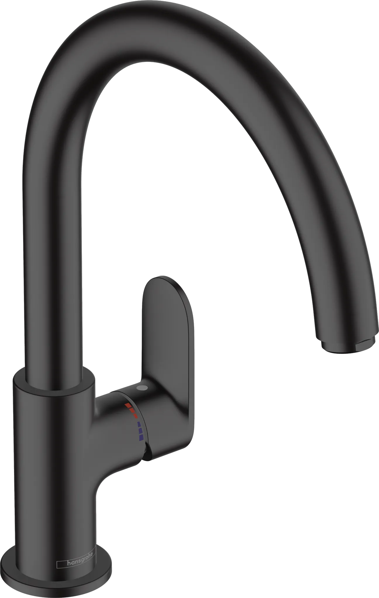 Hansgrohe Vernis Blend M35 Einhebel-Küchenmischer 210, 1jet, Mattschwarz