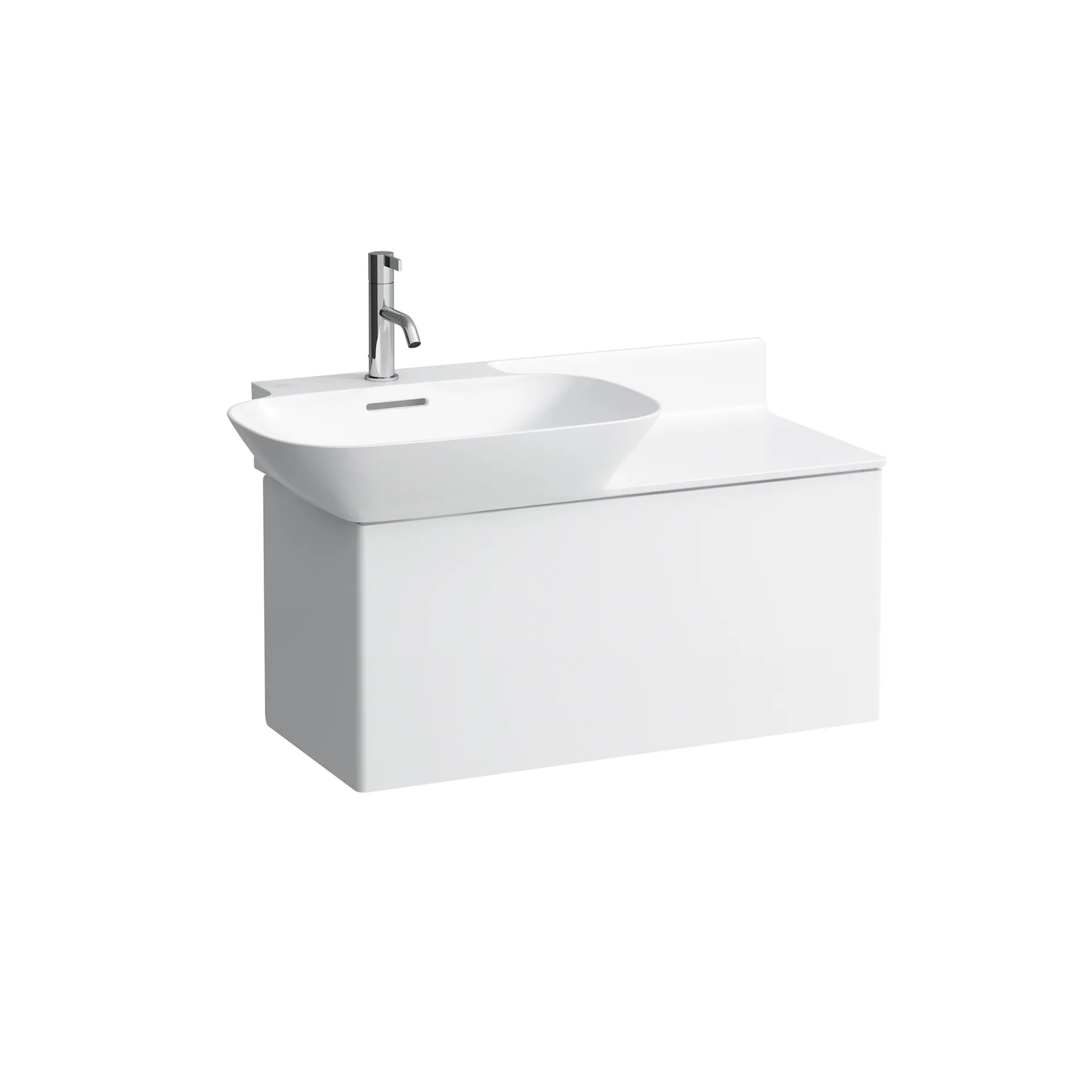 Laufen Waschtischunterbau INO 348x770x355, 1 Schublade, Weiß matt Laufen Waschtischunterbau INO 348x770x355, 1 Schublade, Weiß matt