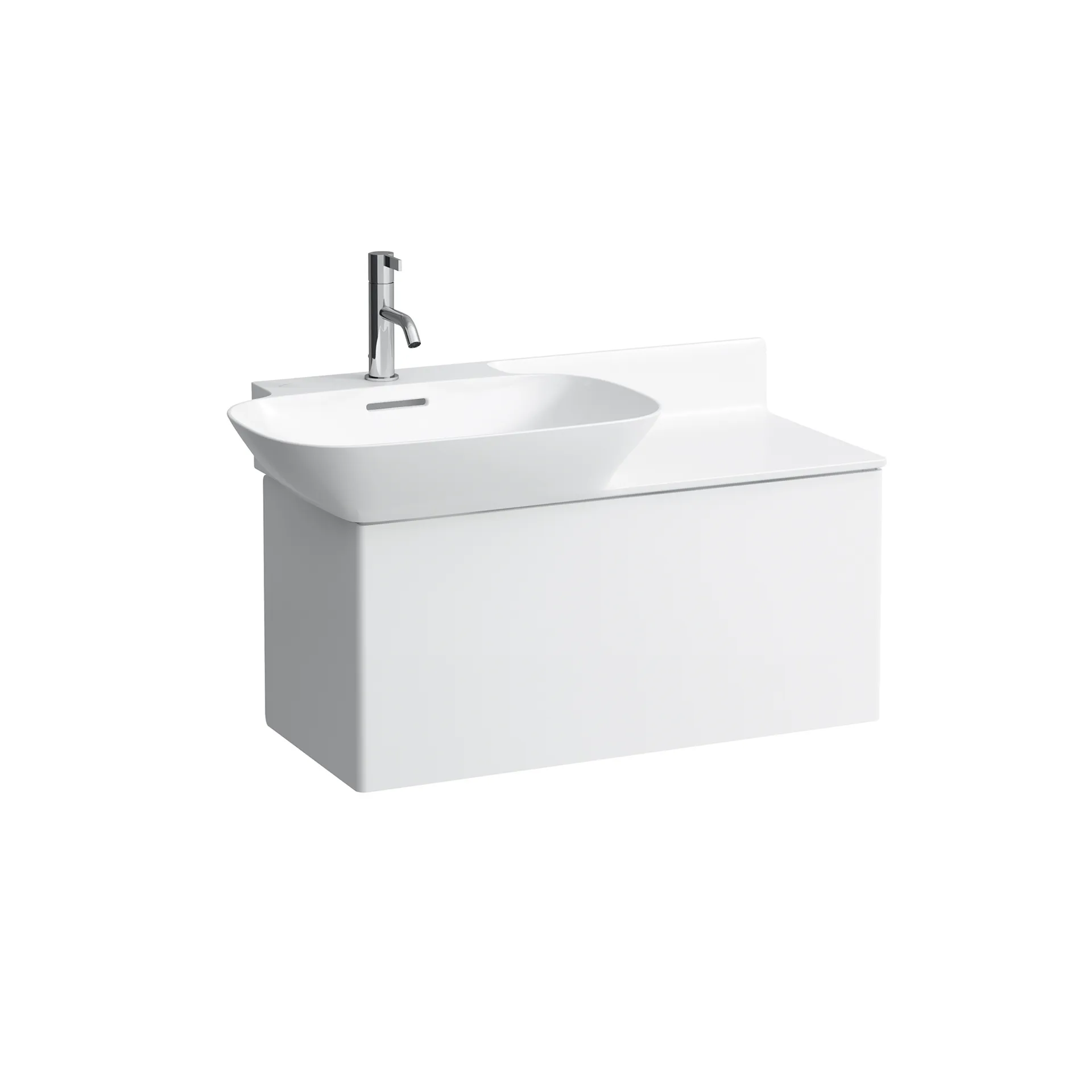 Laufen Waschtischunterbau INO 348x770x355, 1 Schublade, Weiß matt Laufen Waschtischunterbau INO 348x770x355, 1 Schublade, Weiß matt